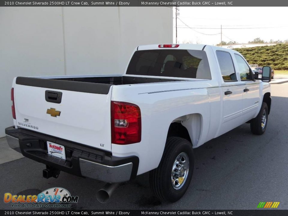 2010 Chevrolet Silverado 2500HD LT Crew Cab Summit White / Ebony Photo #4