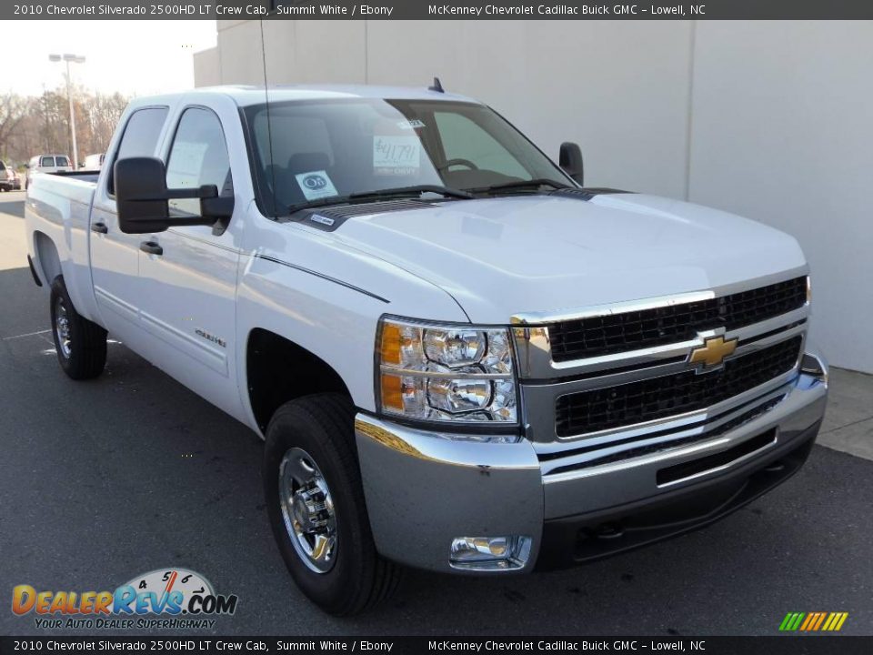 2010 Chevrolet Silverado 2500HD LT Crew Cab Summit White / Ebony Photo #5