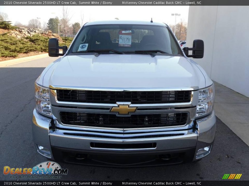 2010 Chevrolet Silverado 2500HD LT Crew Cab Summit White / Ebony Photo #6