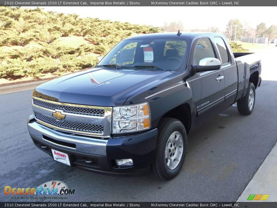 2010 Chevrolet Silverado 1500 LT Extended Cab Imperial Blue Metallic / Ebony Photo #1