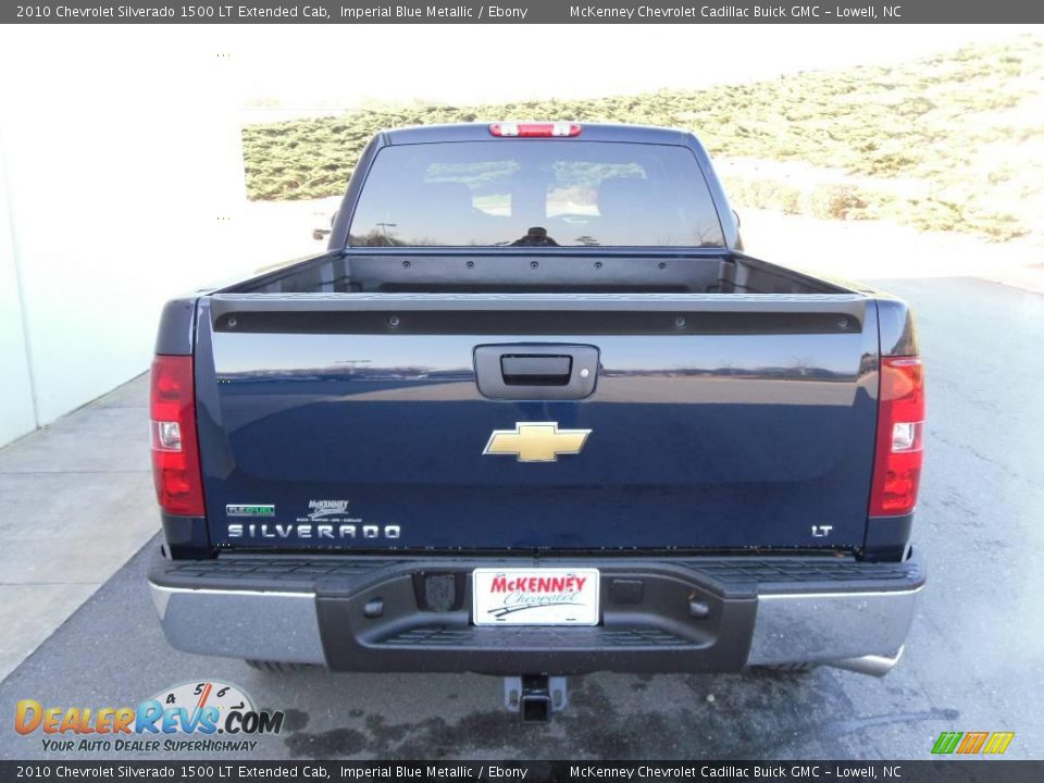 2010 Chevrolet Silverado 1500 LT Extended Cab Imperial Blue Metallic / Ebony Photo #3