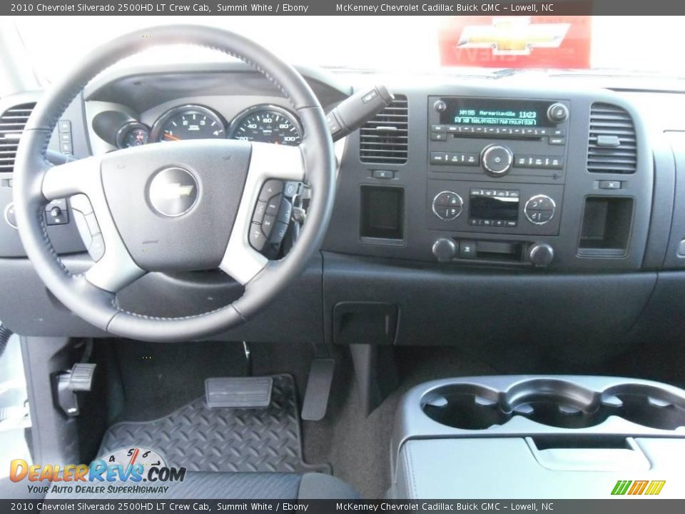 2010 Chevrolet Silverado 2500HD LT Crew Cab Summit White / Ebony Photo #12
