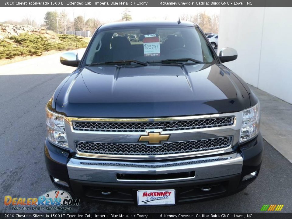 2010 Chevrolet Silverado 1500 LT Extended Cab Imperial Blue Metallic / Ebony Photo #6