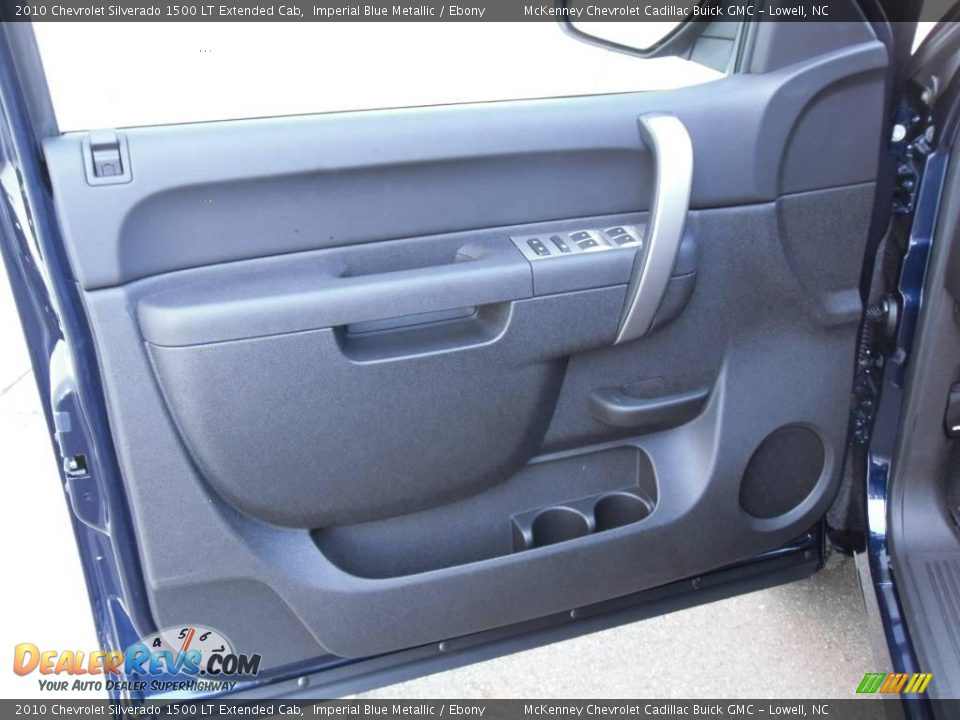 2010 Chevrolet Silverado 1500 LT Extended Cab Imperial Blue Metallic / Ebony Photo #7