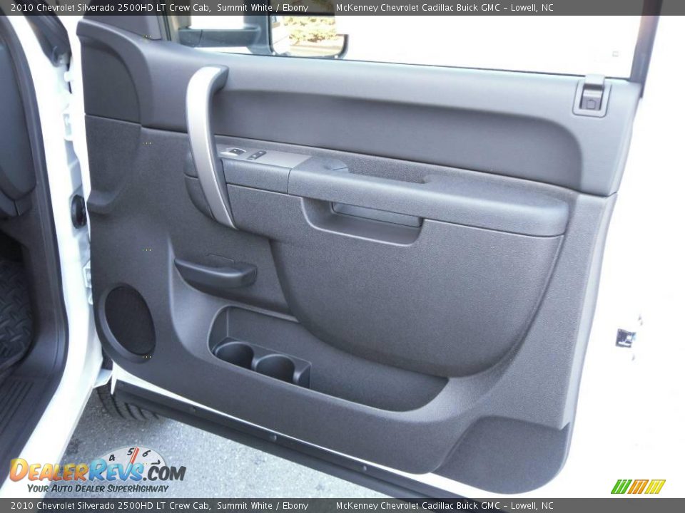 2010 Chevrolet Silverado 2500HD LT Crew Cab Summit White / Ebony Photo #17
