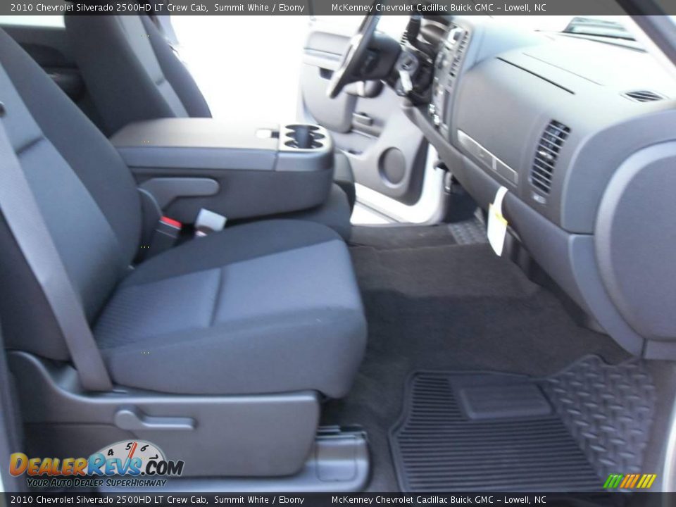 2010 Chevrolet Silverado 2500HD LT Crew Cab Summit White / Ebony Photo #18