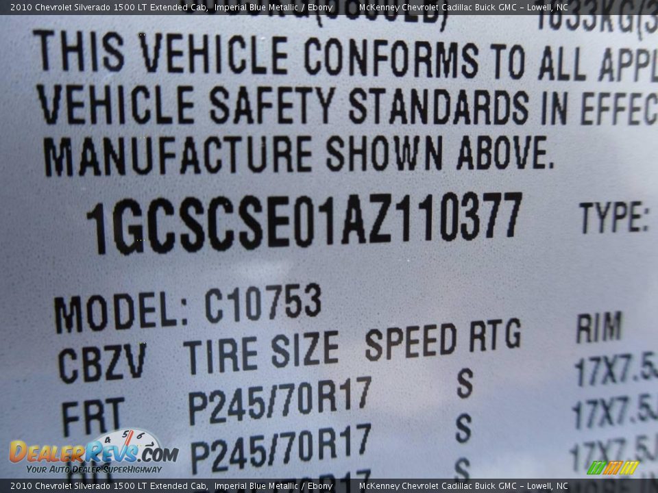 2010 Chevrolet Silverado 1500 LT Extended Cab Imperial Blue Metallic / Ebony Photo #10