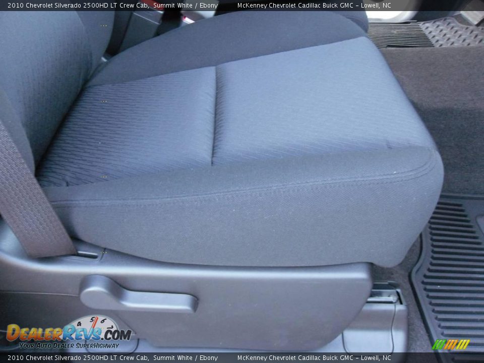 2010 Chevrolet Silverado 2500HD LT Crew Cab Summit White / Ebony Photo #19