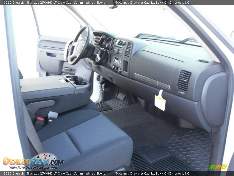 2010 Chevrolet Silverado 2500HD LT Crew Cab Summit White / Ebony Photo #20