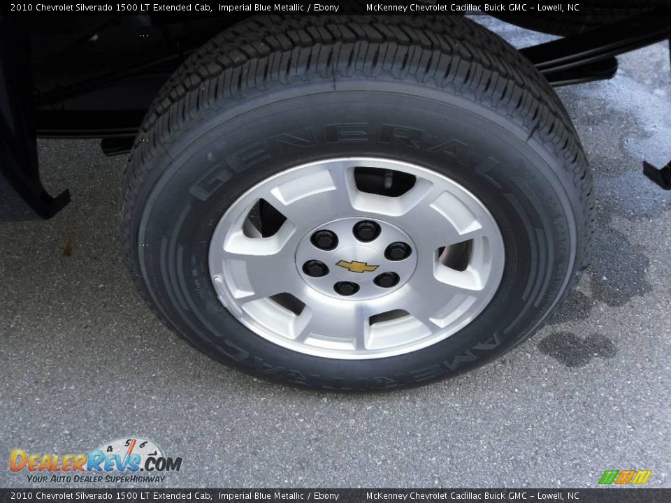 2010 Chevrolet Silverado 1500 LT Extended Cab Imperial Blue Metallic / Ebony Photo #12
