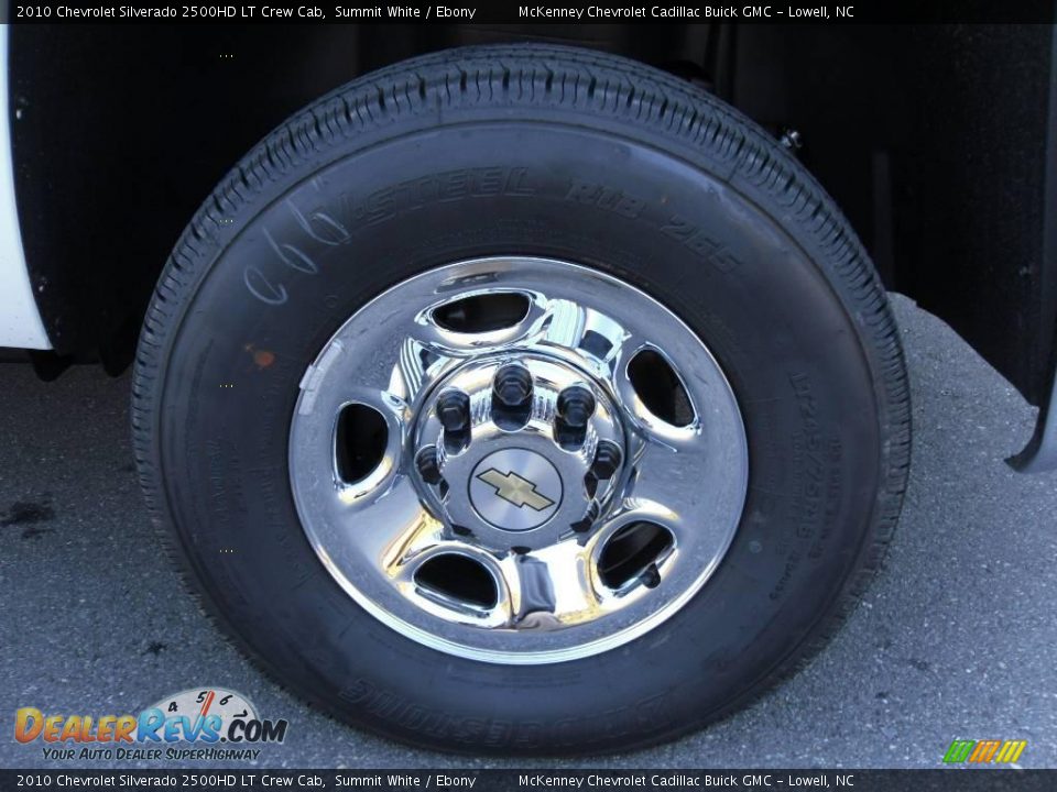 2010 Chevrolet Silverado 2500HD LT Crew Cab Summit White / Ebony Photo #22