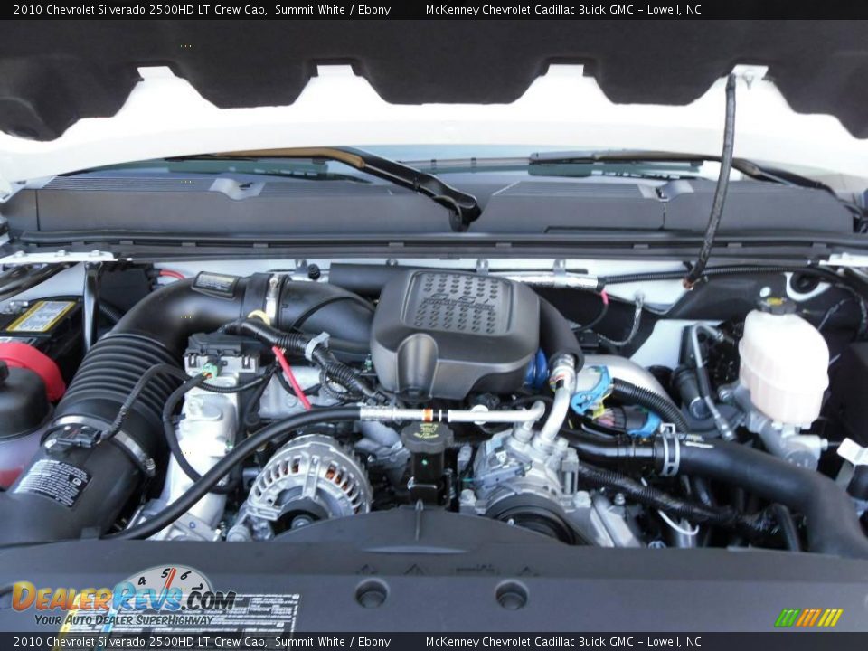 2010 Chevrolet Silverado 2500HD LT Crew Cab Summit White / Ebony Photo #23