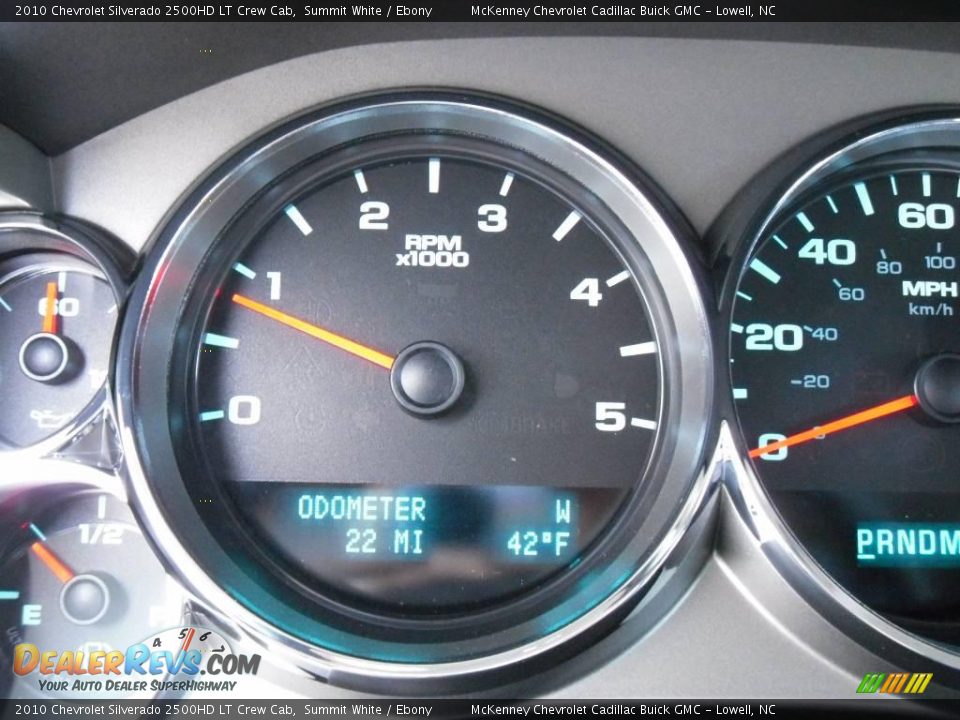 2010 Chevrolet Silverado 2500HD LT Crew Cab Summit White / Ebony Photo #25