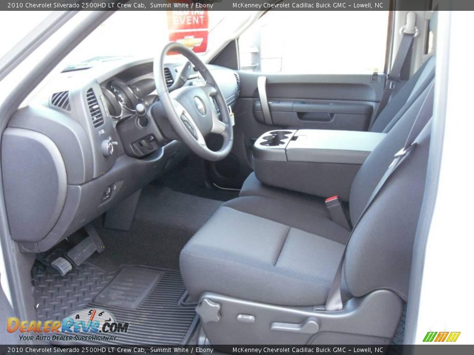 2010 Chevrolet Silverado 2500HD LT Crew Cab Summit White / Ebony Photo #26