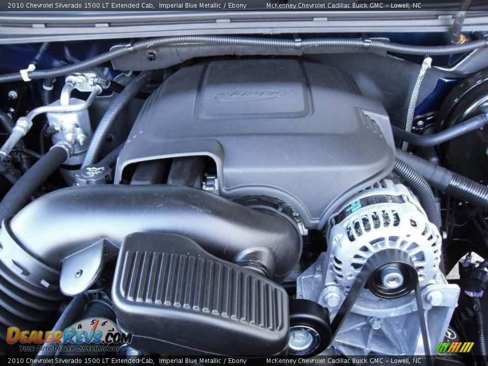 2010 Chevrolet Silverado 1500 LT Extended Cab Imperial Blue Metallic / Ebony Photo #21