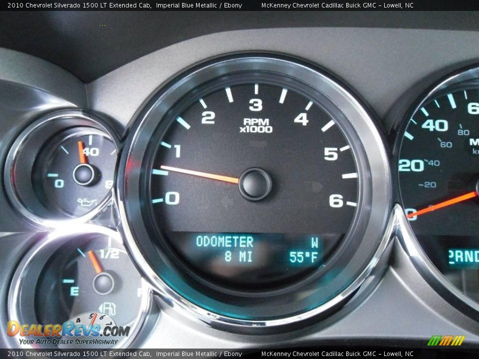 2010 Chevrolet Silverado 1500 LT Extended Cab Imperial Blue Metallic / Ebony Photo #24