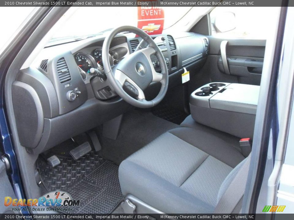 2010 Chevrolet Silverado 1500 LT Extended Cab Imperial Blue Metallic / Ebony Photo #25