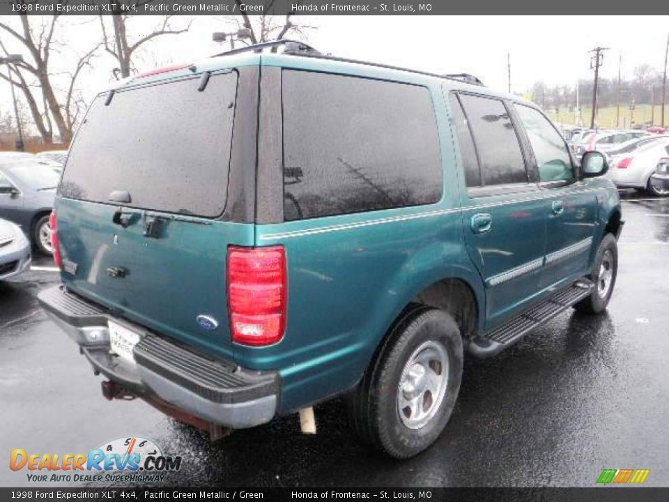 1998 Ford Expedition XLT 4x4 Pacific Green Metallic / Green Photo #4