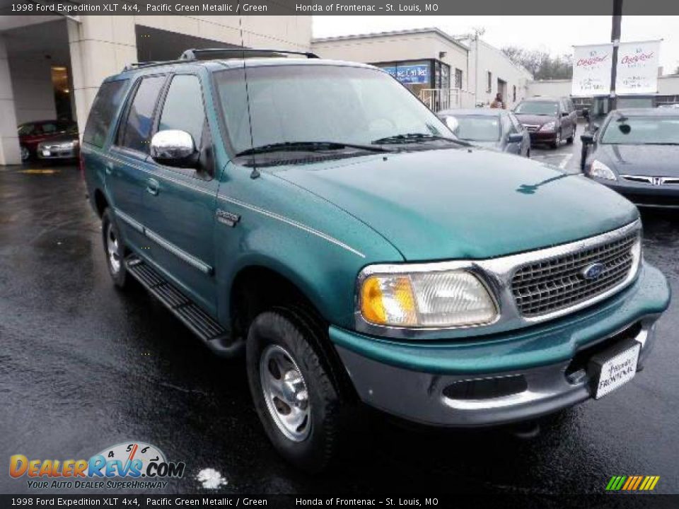 1998 Ford Expedition XLT 4x4 Pacific Green Metallic / Green Photo #6