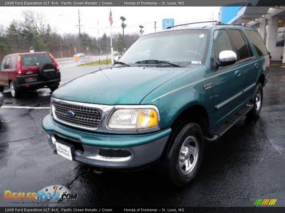 1998 Ford Expedition XLT 4x4 Pacific Green Metallic / Green Photo #8