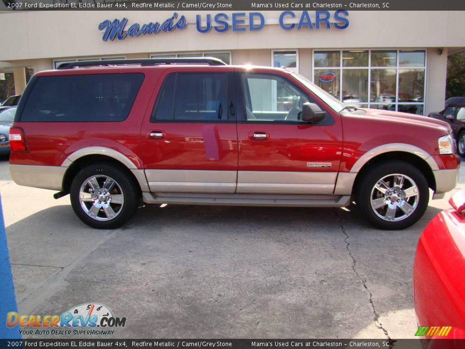 2007 Ford Expedition EL Eddie Bauer 4x4 Redfire Metallic / Camel/Grey Stone Photo #1