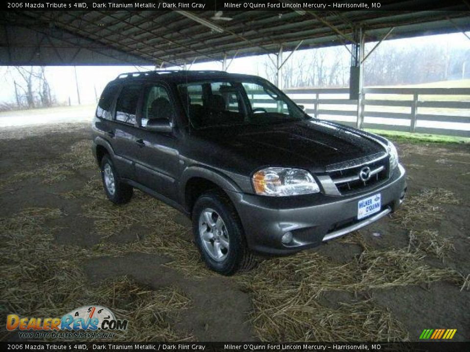 2006 Mazda Tribute s 4WD Dark Titanium Metallic / Dark Flint Gray Photo #1