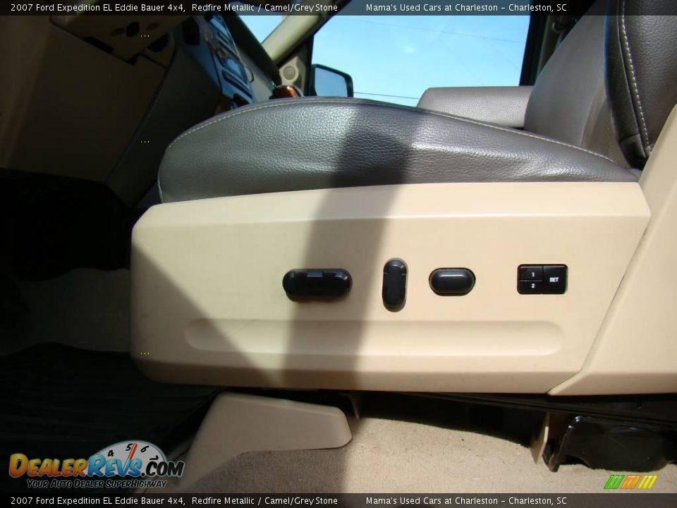 2007 Ford Expedition EL Eddie Bauer 4x4 Redfire Metallic / Camel/Grey Stone Photo #10