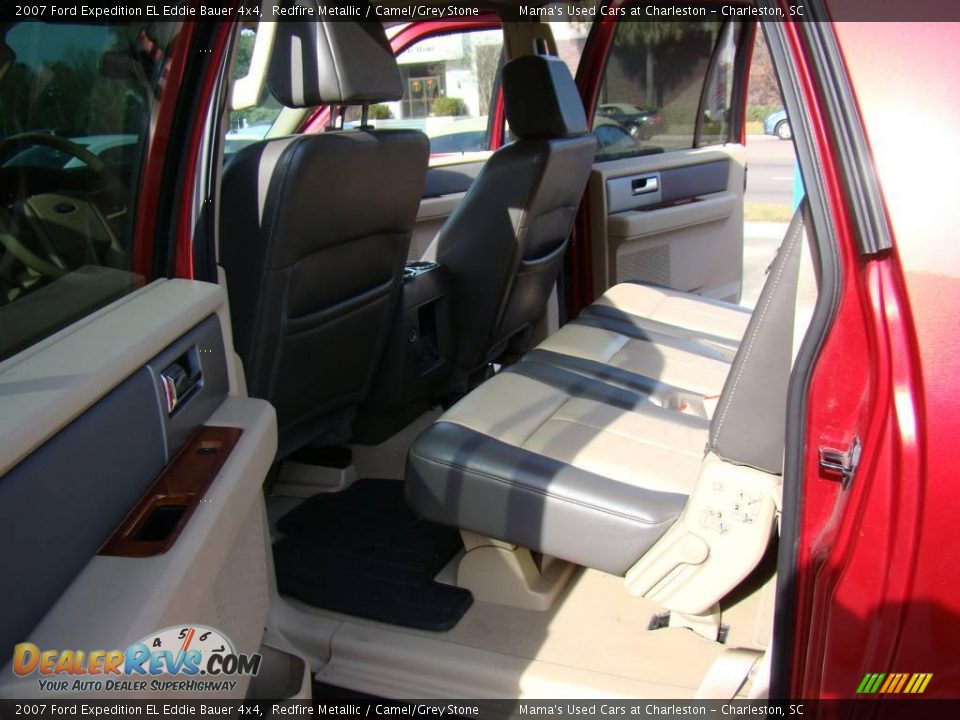 2007 Ford Expedition EL Eddie Bauer 4x4 Redfire Metallic / Camel/Grey Stone Photo #11