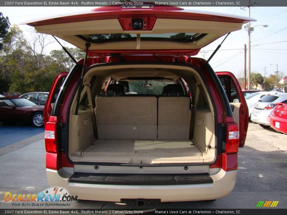 2007 Ford Expedition EL Eddie Bauer 4x4 Redfire Metallic / Camel/Grey Stone Photo #12