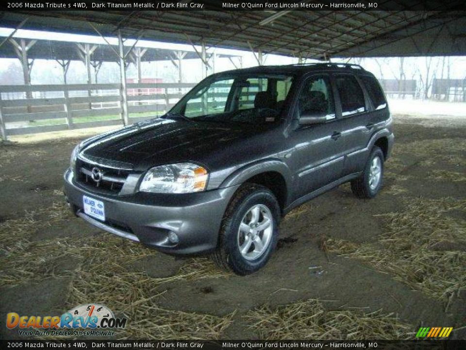 2006 Mazda Tribute s 4WD Dark Titanium Metallic / Dark Flint Gray Photo #6