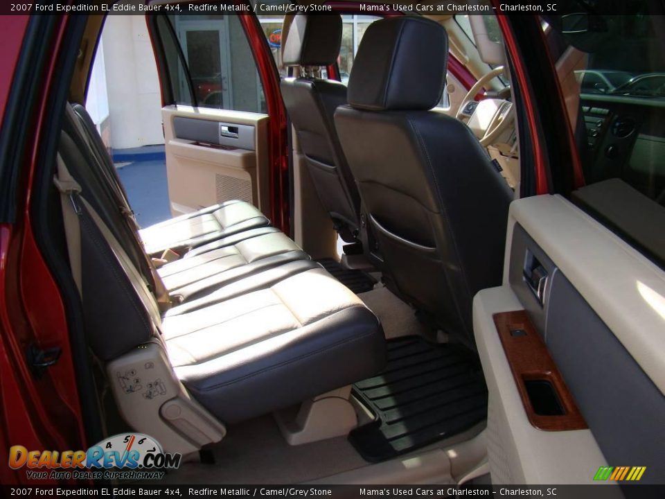 2007 Ford Expedition EL Eddie Bauer 4x4 Redfire Metallic / Camel/Grey Stone Photo #16