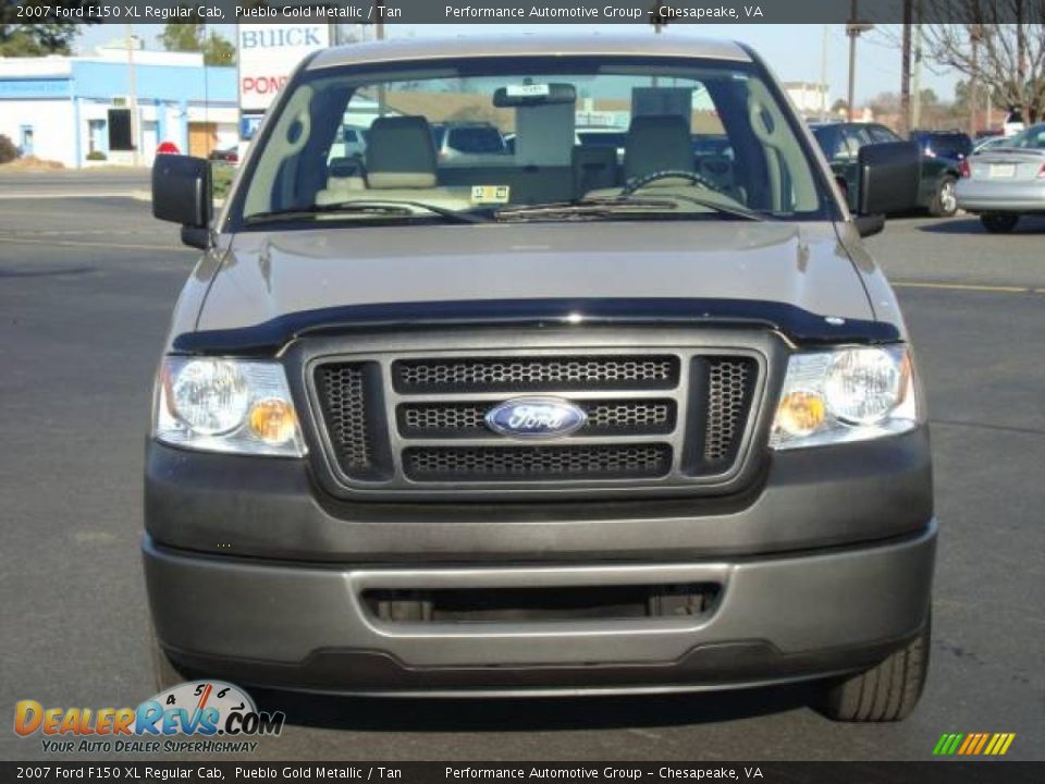 2007 Ford F150 XL Regular Cab Pueblo Gold Metallic / Tan Photo #9
