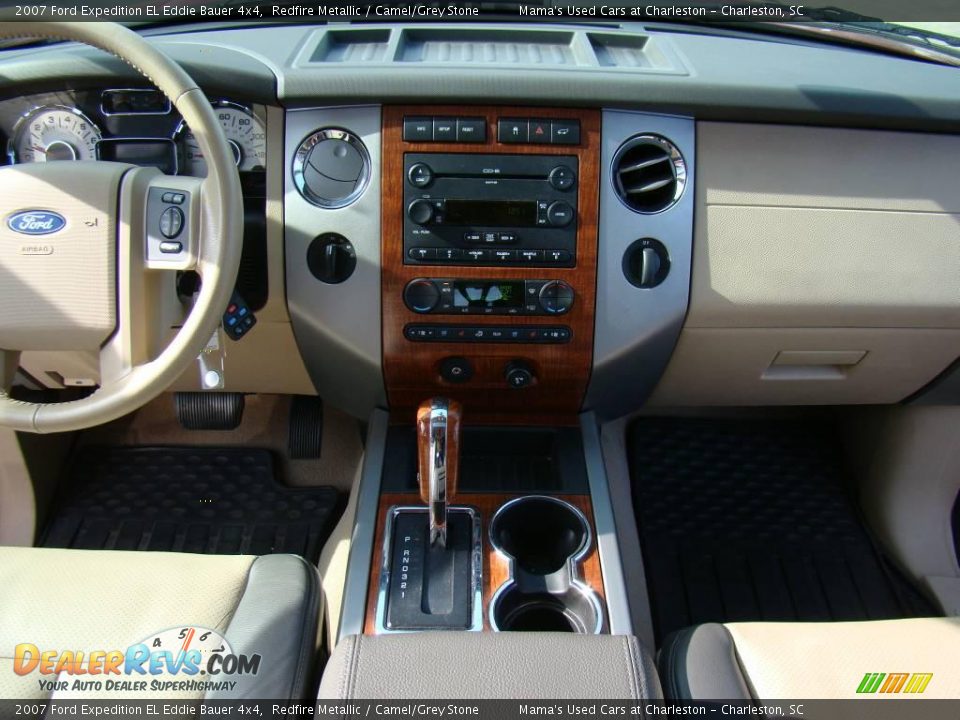 2007 Ford Expedition EL Eddie Bauer 4x4 Redfire Metallic / Camel/Grey Stone Photo #18