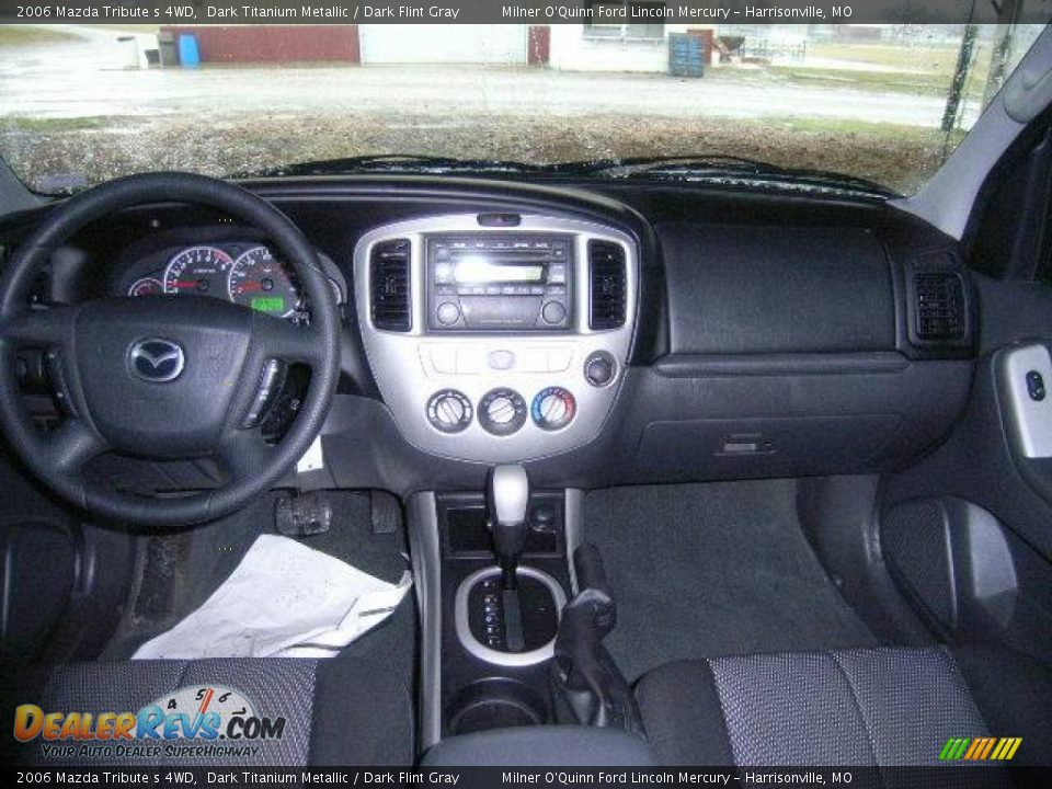 2006 Mazda Tribute s 4WD Dark Titanium Metallic / Dark Flint Gray Photo #10