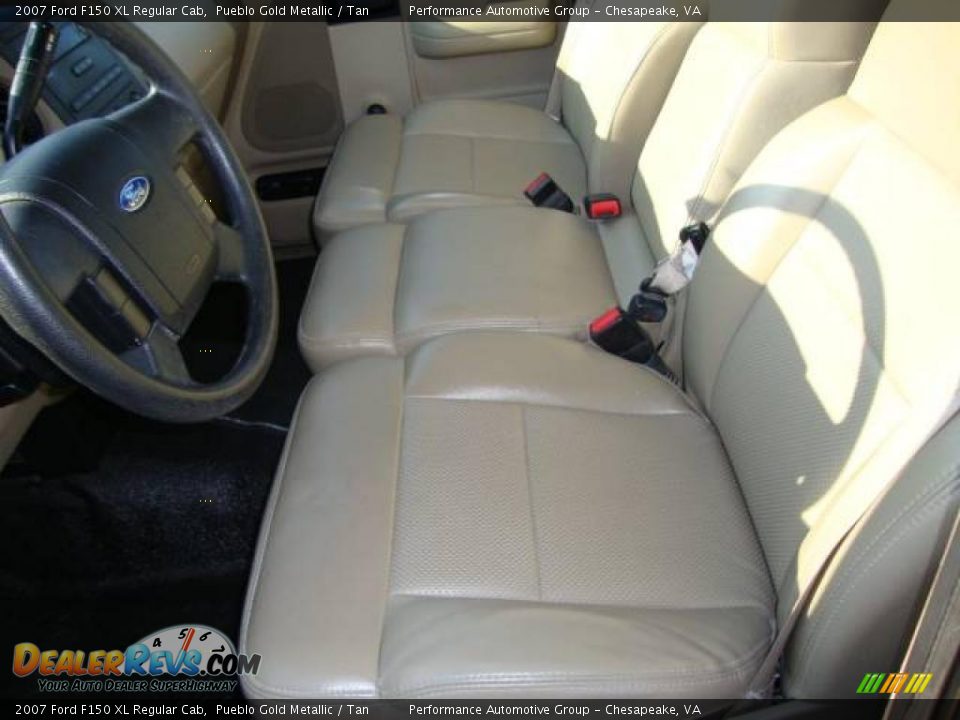 2007 Ford F150 XL Regular Cab Pueblo Gold Metallic / Tan Photo #11