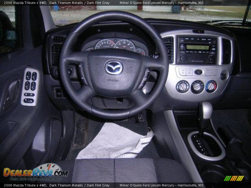 2006 Mazda Tribute s 4WD Dark Titanium Metallic / Dark Flint Gray Photo #11