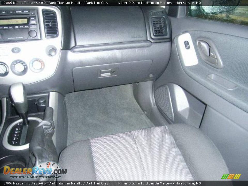 2006 Mazda Tribute s 4WD Dark Titanium Metallic / Dark Flint Gray Photo #12
