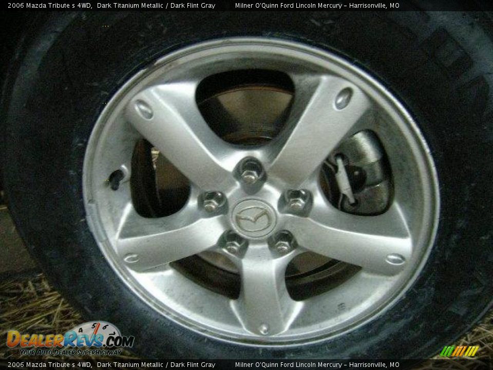 2006 Mazda Tribute s 4WD Dark Titanium Metallic / Dark Flint Gray Photo #13