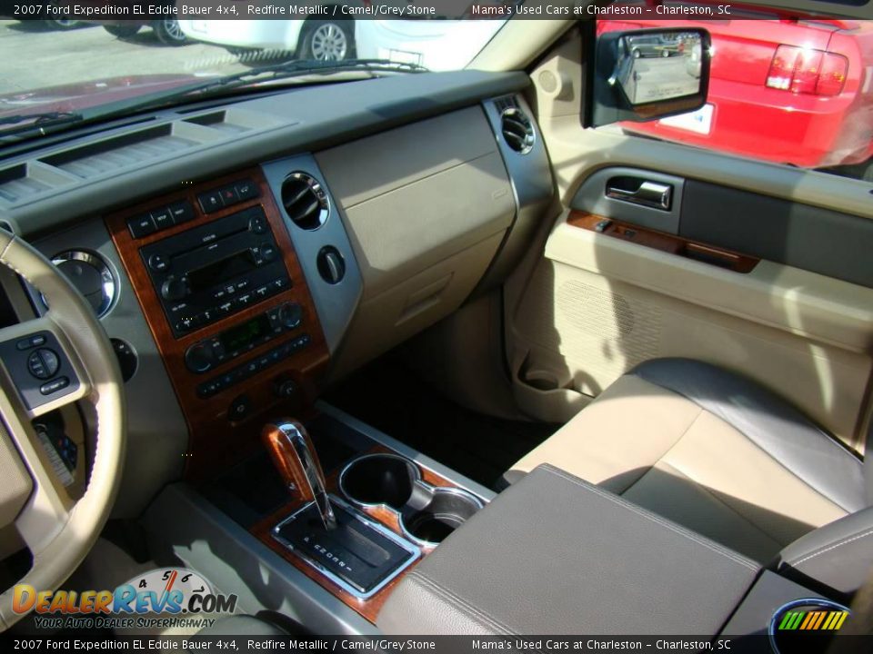 2007 Ford Expedition EL Eddie Bauer 4x4 Redfire Metallic / Camel/Grey Stone Photo #21