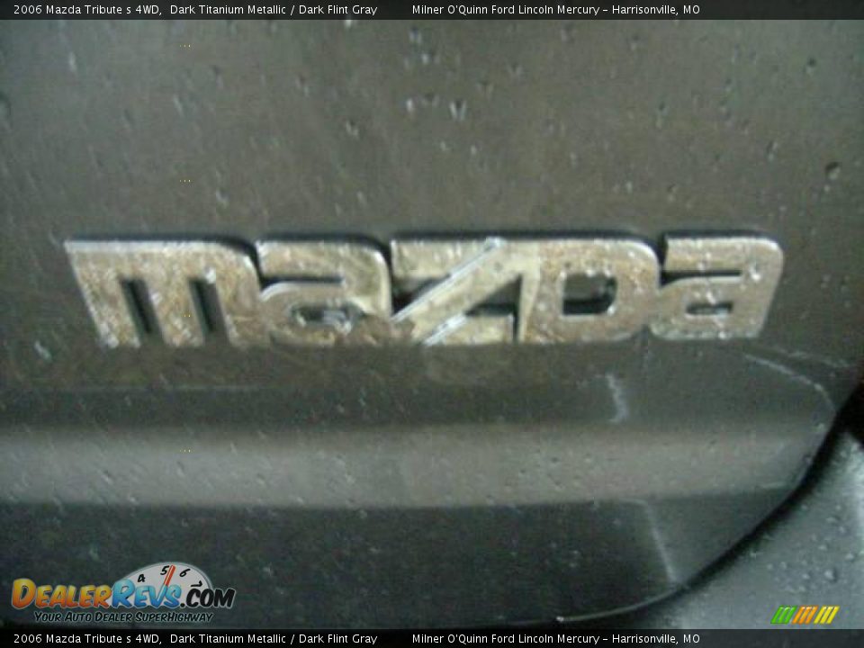 2006 Mazda Tribute s 4WD Dark Titanium Metallic / Dark Flint Gray Photo #14