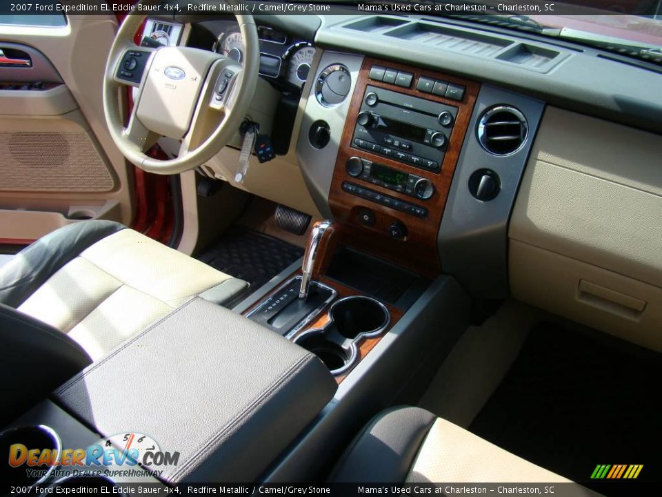 2007 Ford Expedition EL Eddie Bauer 4x4 Redfire Metallic / Camel/Grey Stone Photo #22