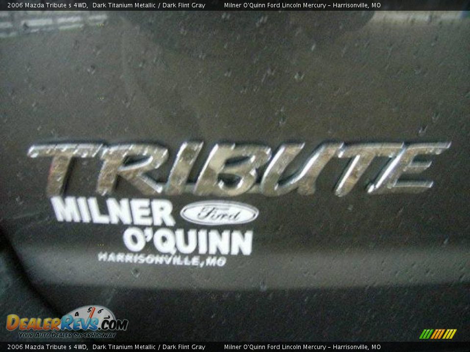 2006 Mazda Tribute s 4WD Dark Titanium Metallic / Dark Flint Gray Photo #15