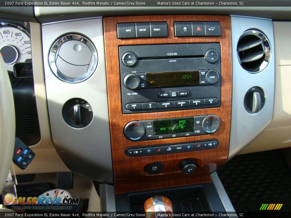 2007 Ford Expedition EL Eddie Bauer 4x4 Redfire Metallic / Camel/Grey Stone Photo #23