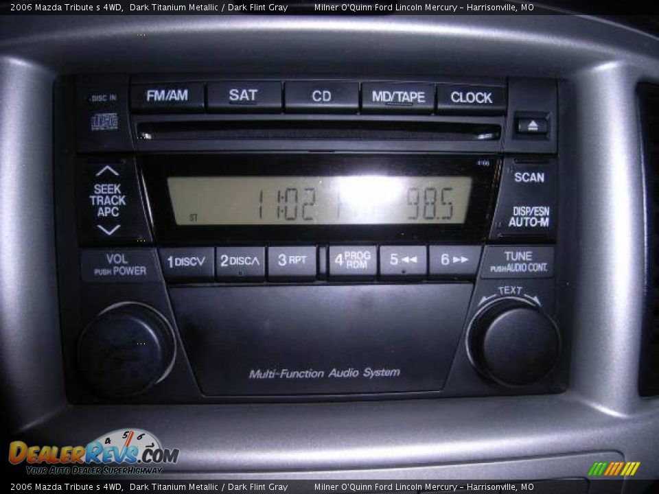 2006 Mazda Tribute s 4WD Dark Titanium Metallic / Dark Flint Gray Photo #18