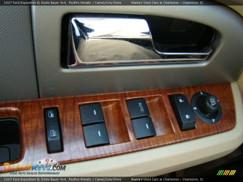 2007 Ford Expedition EL Eddie Bauer 4x4 Redfire Metallic / Camel/Grey Stone Photo #25