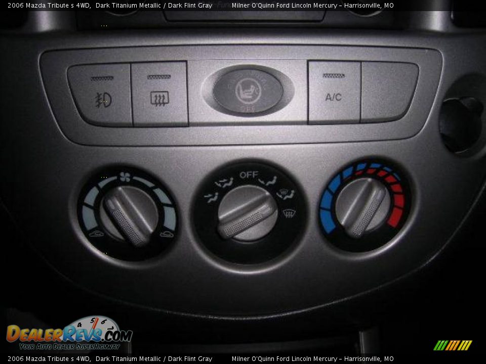2006 Mazda Tribute s 4WD Dark Titanium Metallic / Dark Flint Gray Photo #19