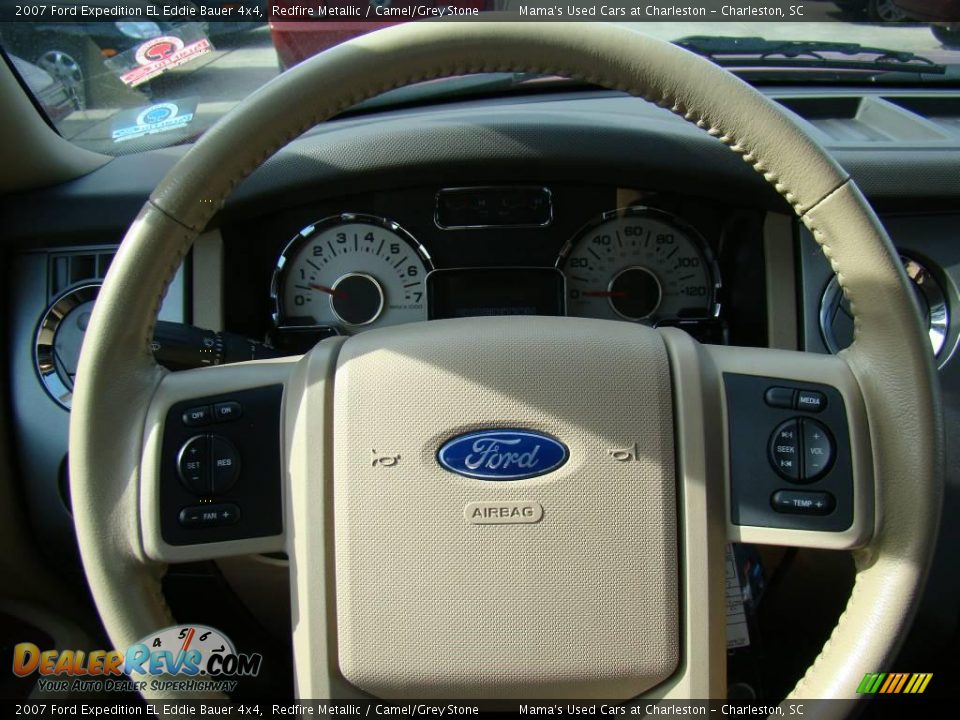 2007 Ford Expedition EL Eddie Bauer 4x4 Redfire Metallic / Camel/Grey Stone Photo #26