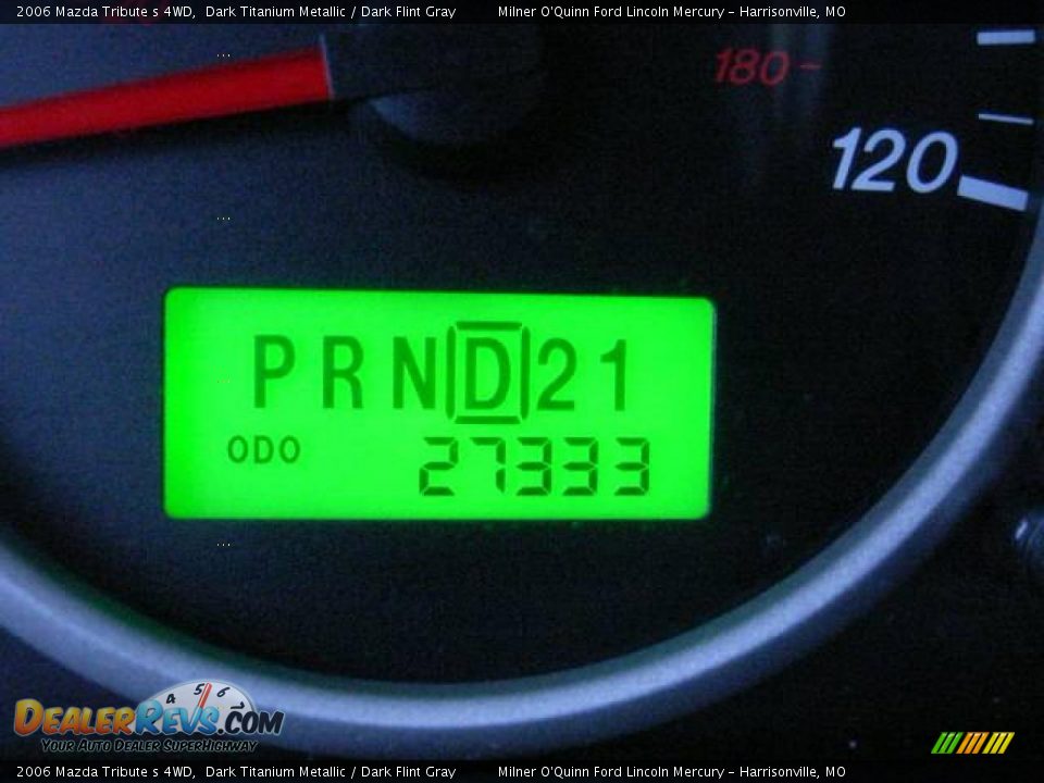 2006 Mazda Tribute s 4WD Dark Titanium Metallic / Dark Flint Gray Photo #21