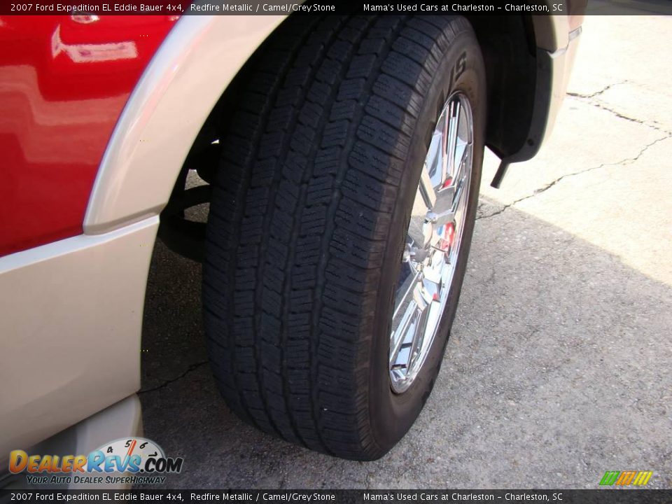 2007 Ford Expedition EL Eddie Bauer 4x4 Redfire Metallic / Camel/Grey Stone Photo #31