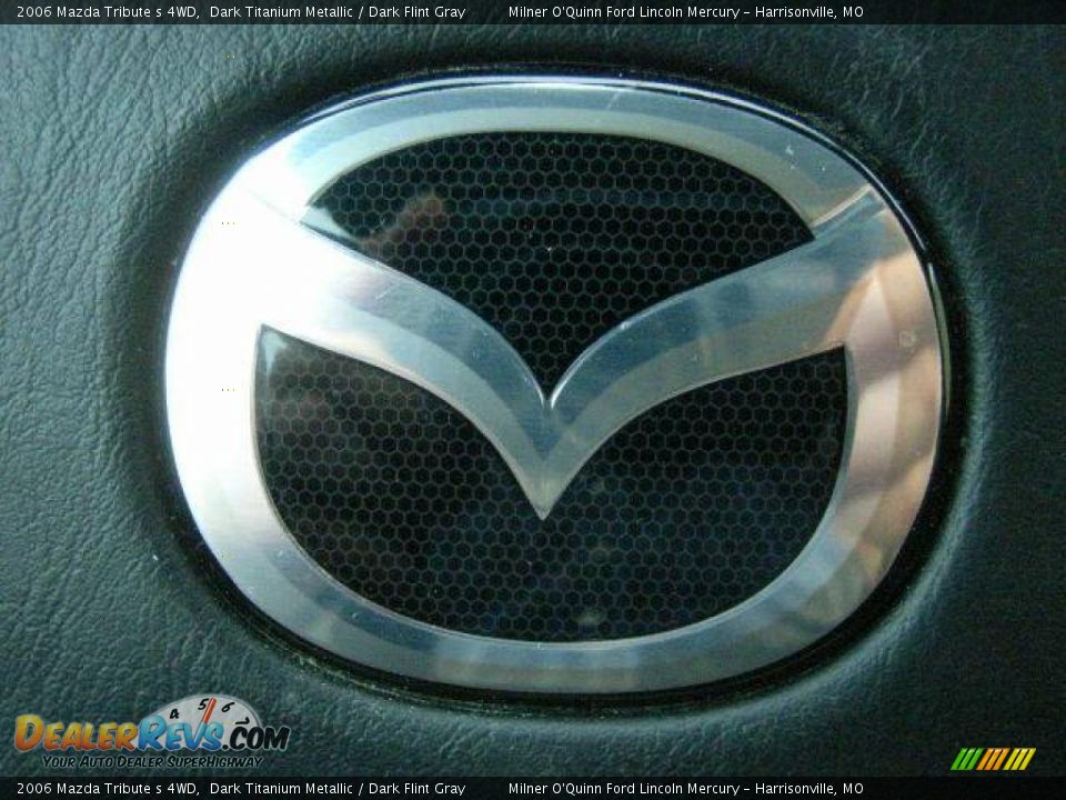 2006 Mazda Tribute s 4WD Dark Titanium Metallic / Dark Flint Gray Photo #26